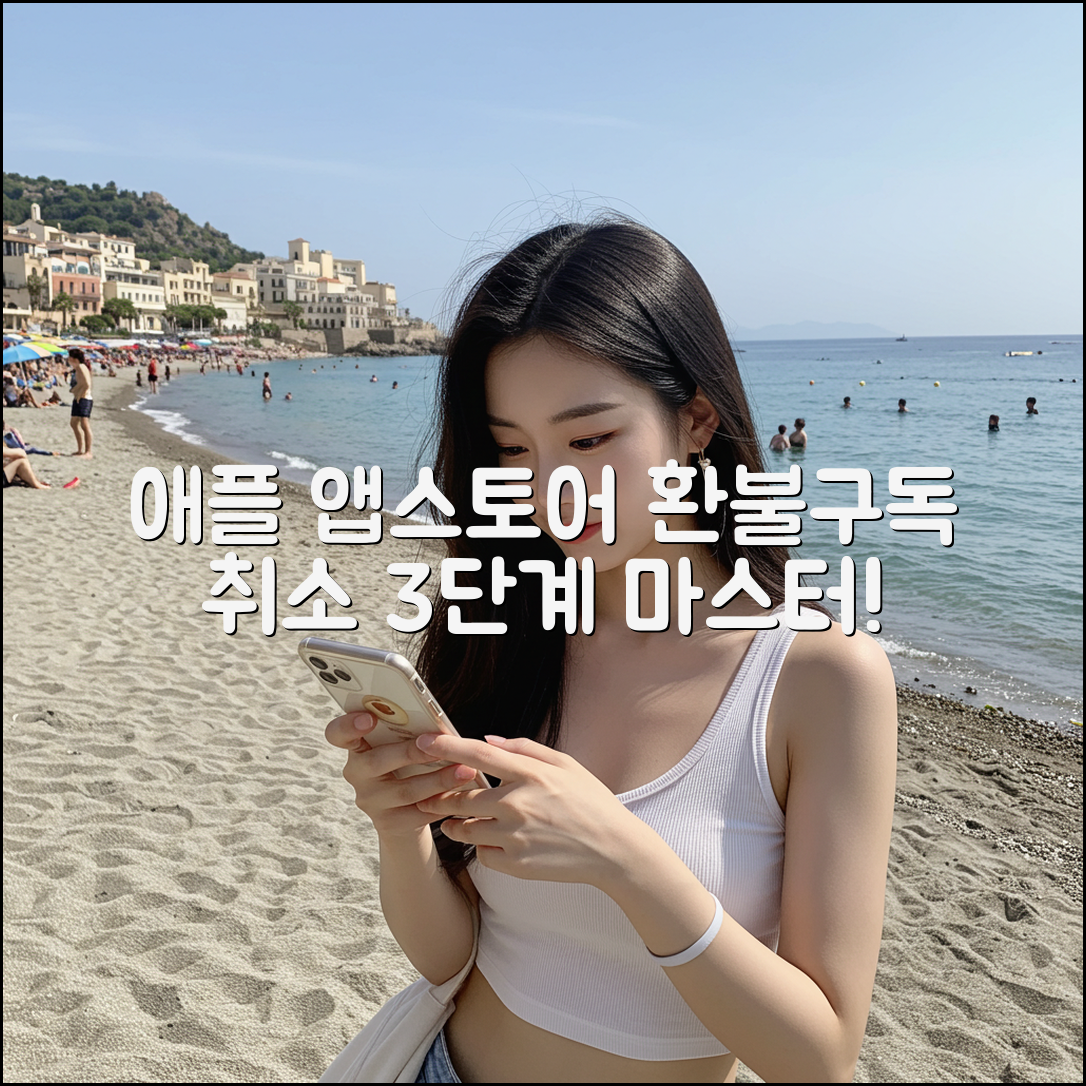 애플 앱스토어 환불/구독 취소 3단계 마스터!