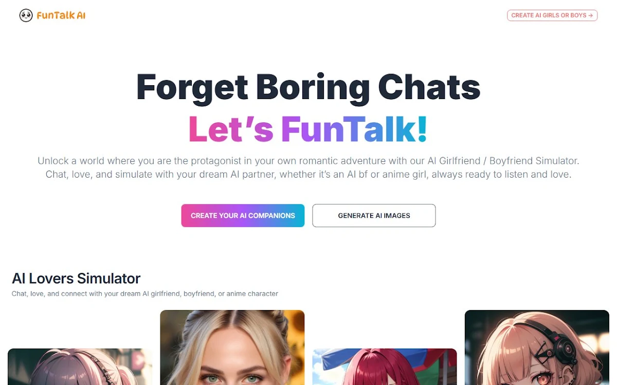 Captura de FunTalk.AI