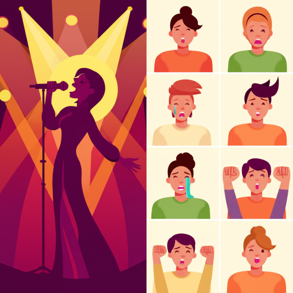 해외 유튜버들이 소향의 노래에 감탄하는 모습