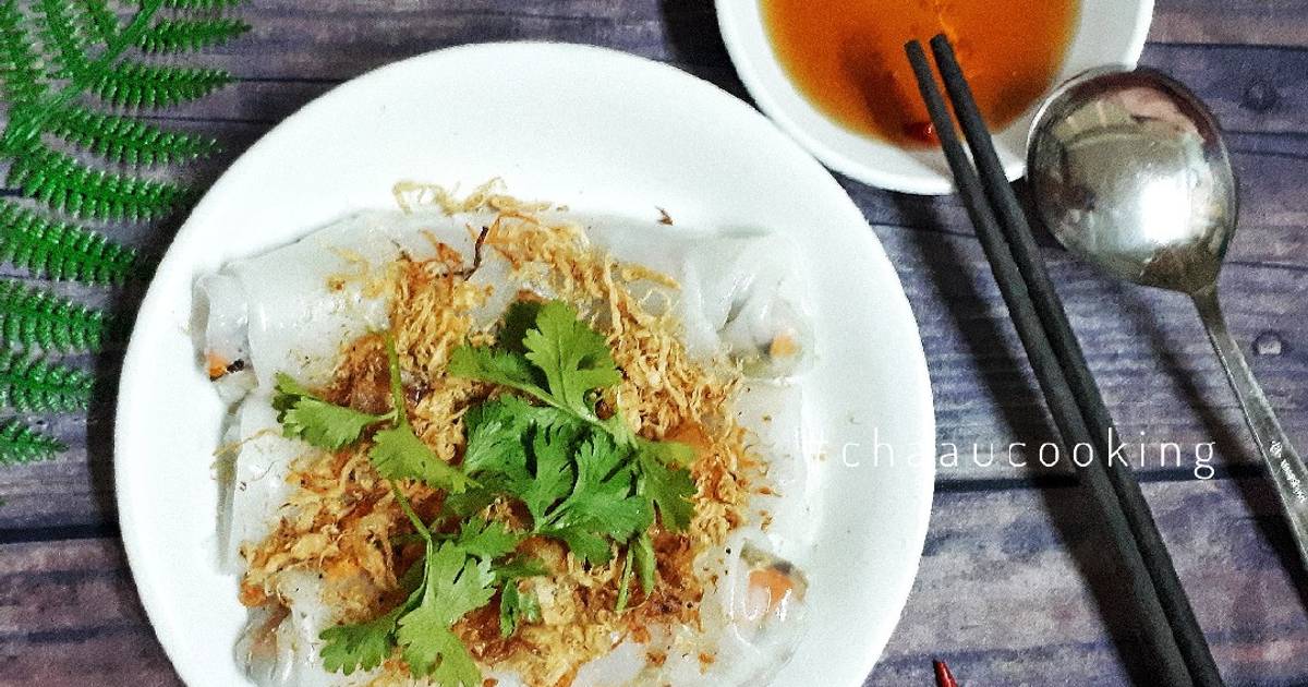 Bánh cuốn ngũ vị chay