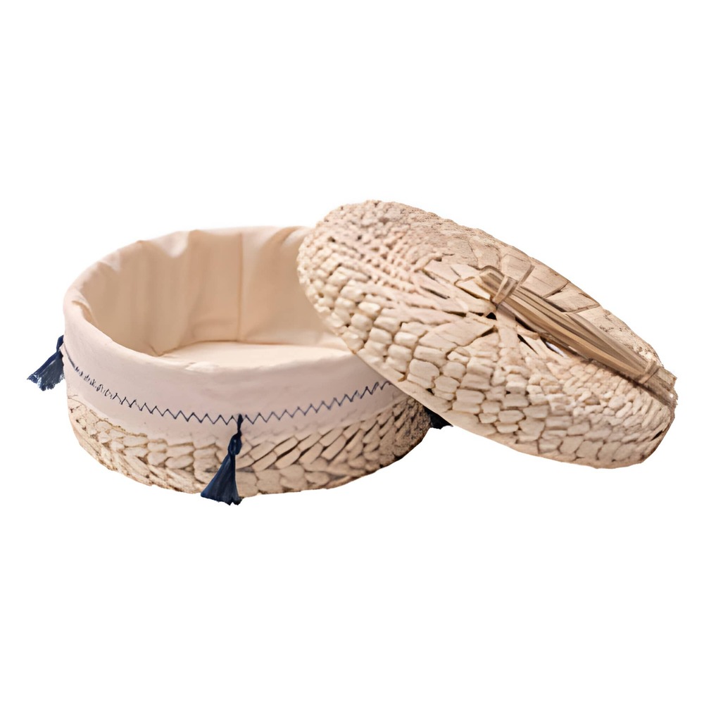 Tortillero de palma y funda de manta AC Palma™ 1/4 kg