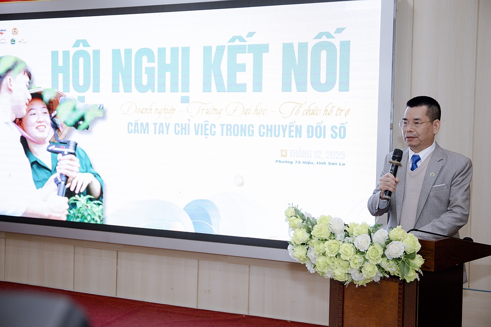 Hội nghị kết nối doanh nghiệp – Trường Đại học - Tổ chức hỗ trợ: Cầm tay chỉ việc trong Chuyển đổi số tại Sơn La