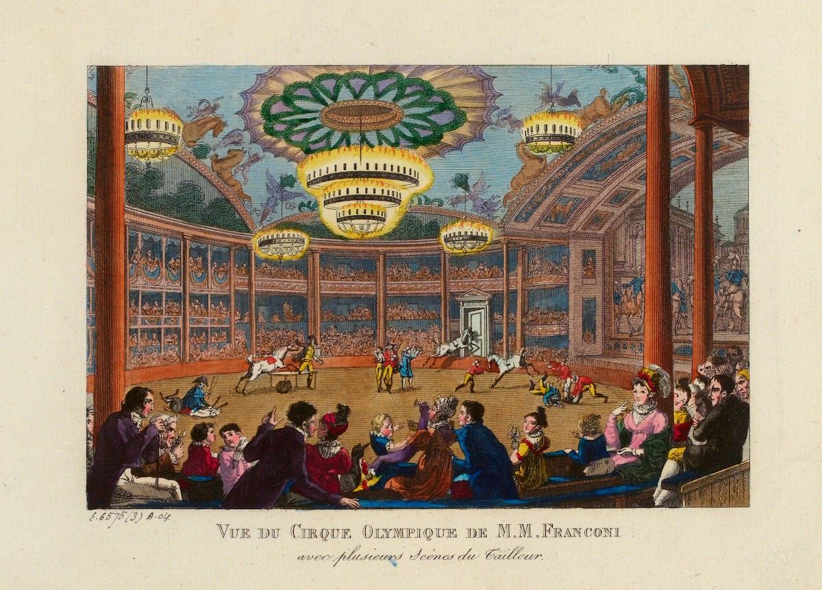 Vue du Cirque Olympique de MM Franconi