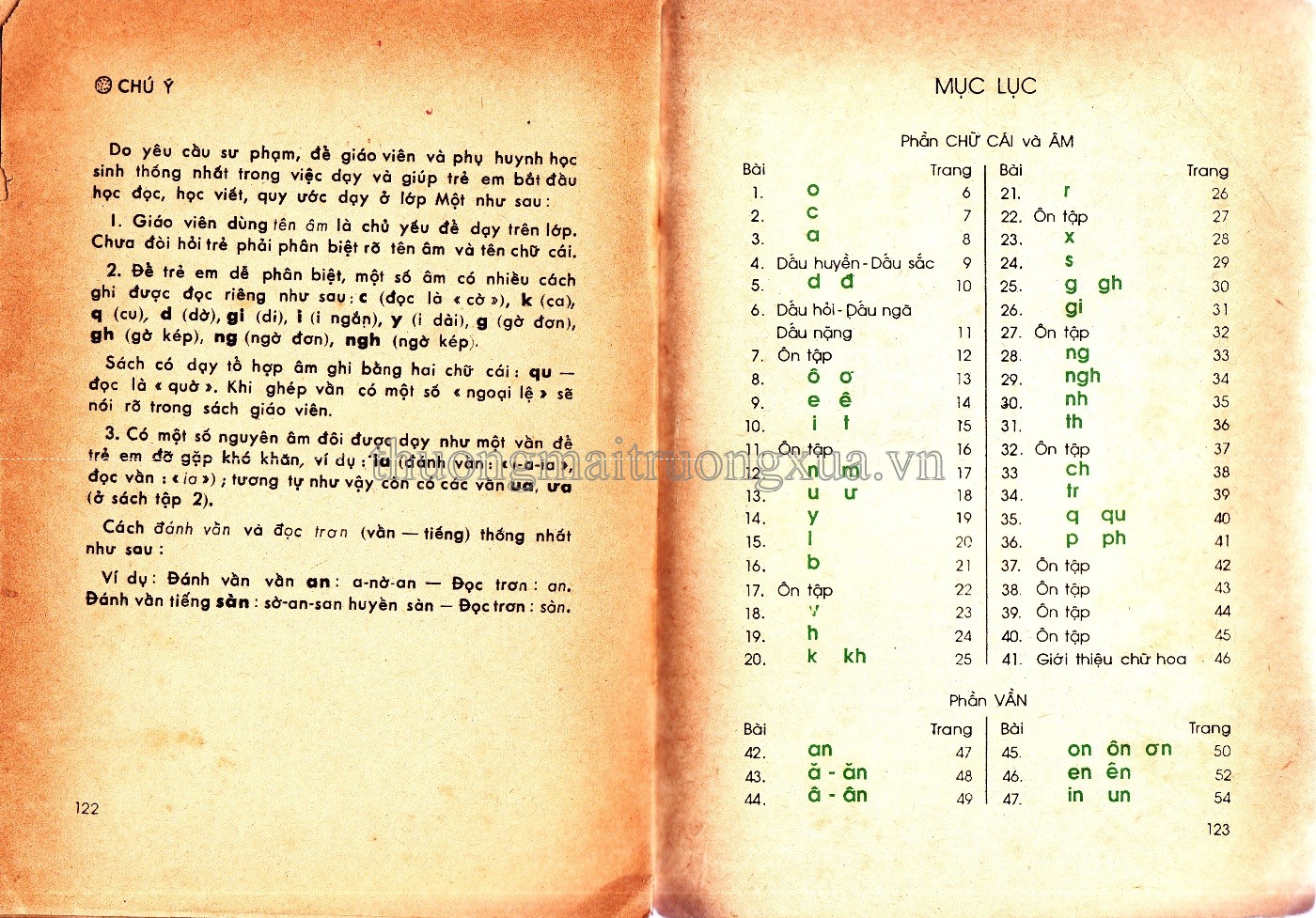 Tiếng Việt 1 (tập 1 1990) - Trang 61