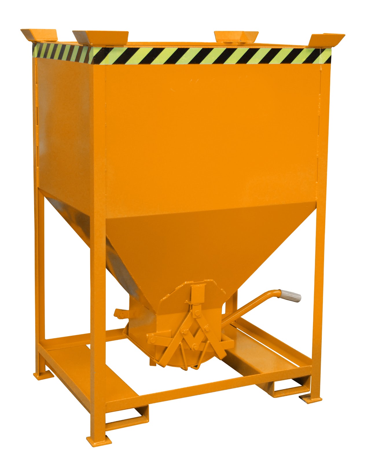 Silocontainer SG 600, gelakt, Geeloranje