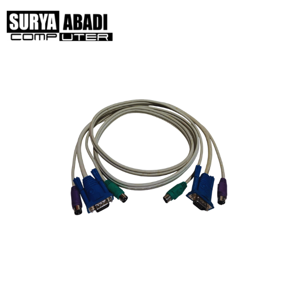 KABEL KVM PS2 MALE TO MALE 1,5M