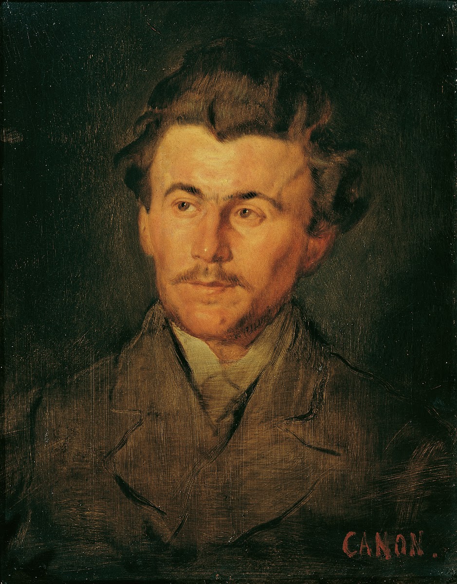 Männlicher Studienkopf 1875