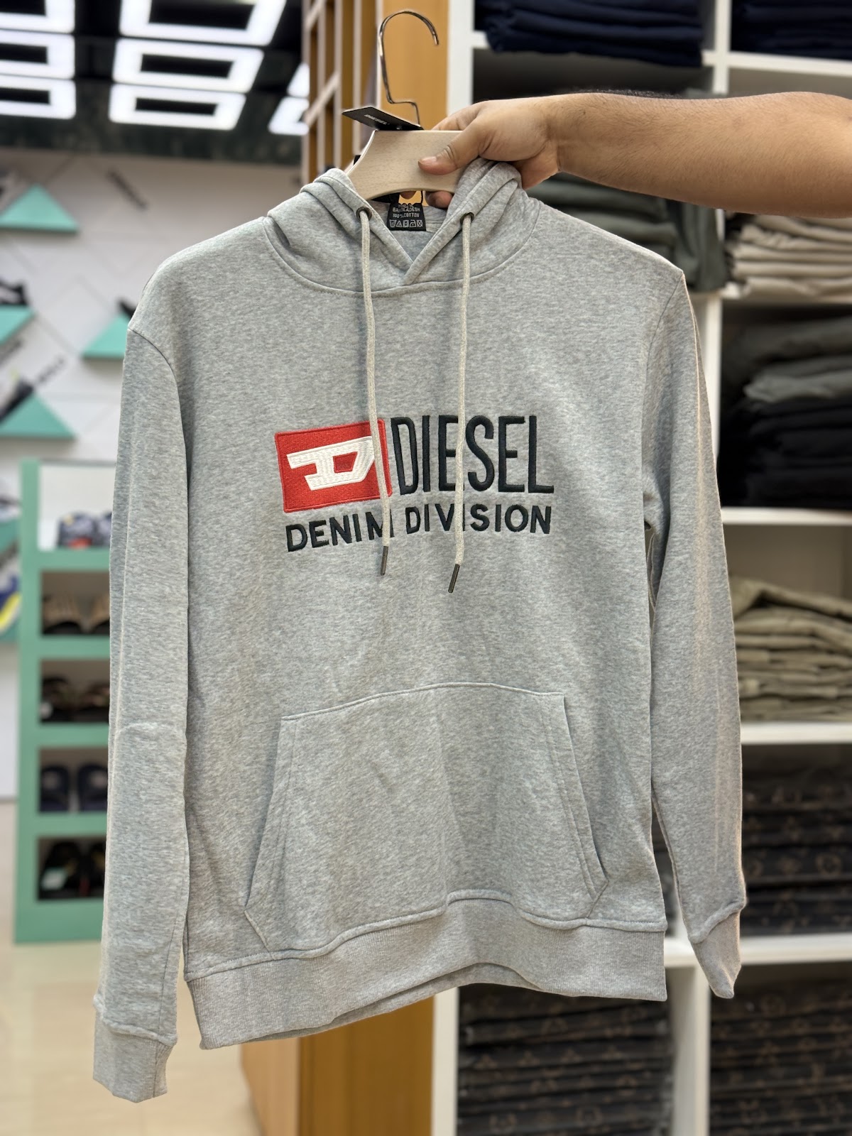 Diesel Hoodie Grey