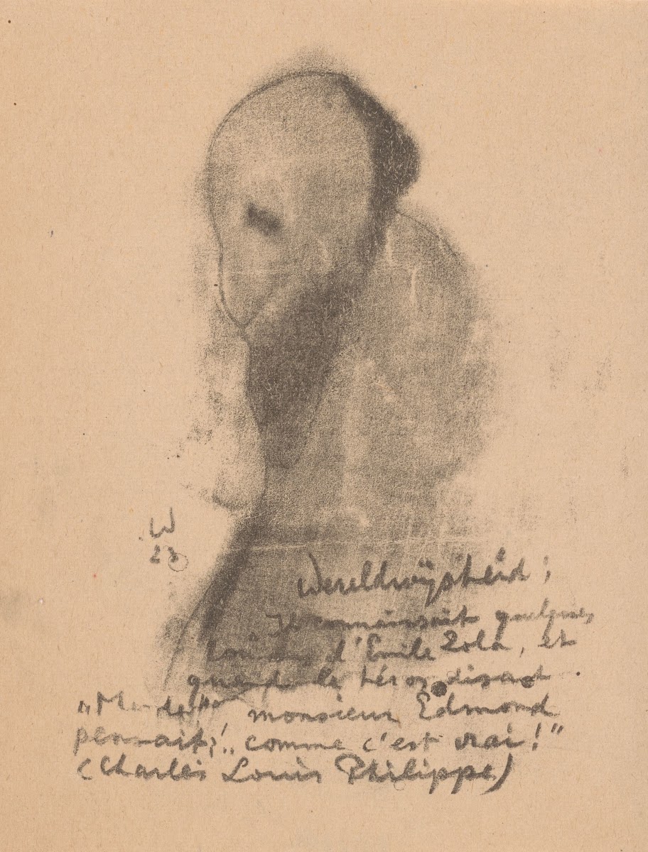 Geabstraheerde figuur met baard 1923