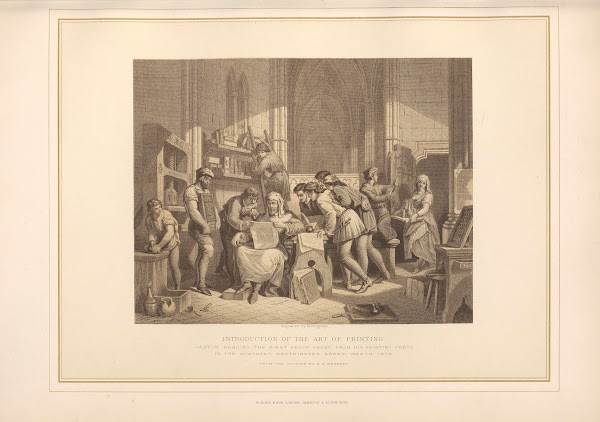 Introduction of the Art of Printing  E H Wehnert 19th century