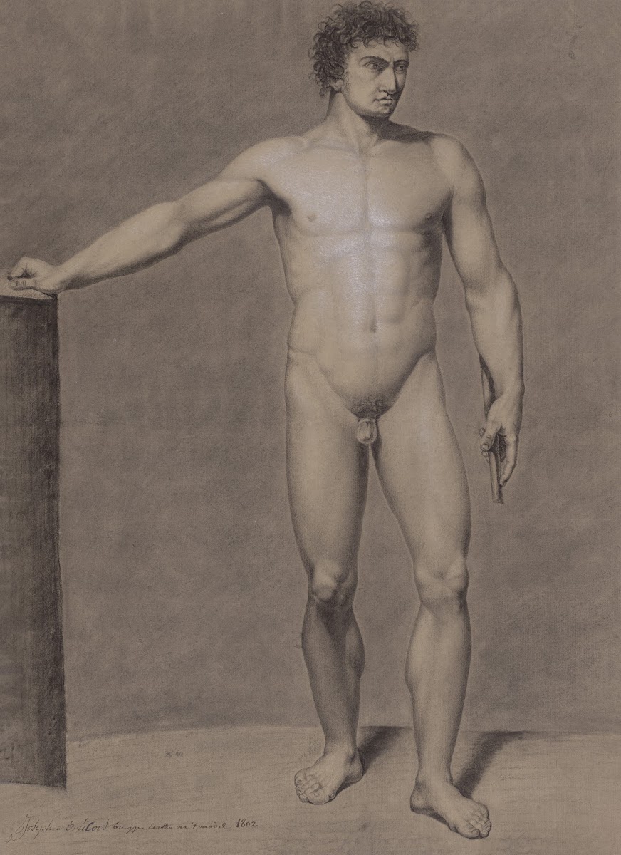 Standing male nude 1802