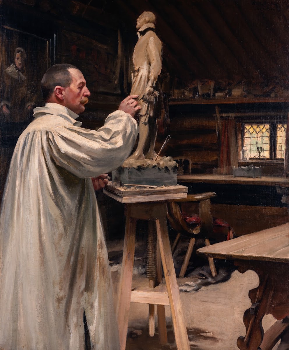 Anders Zorn in his Studio 1901
