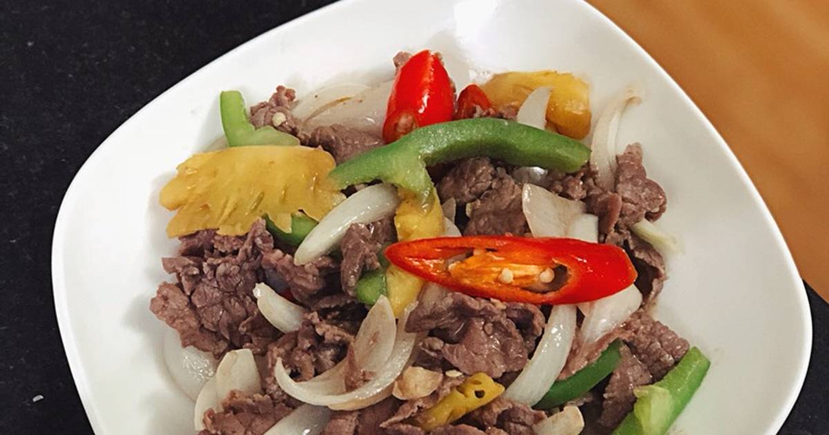 Tuần 26: Bò xào rau củ