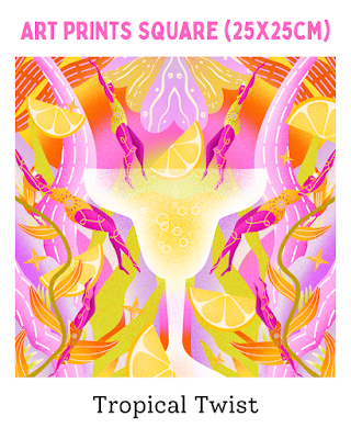 ART PRINTS SQUARE (25 X 25CM)