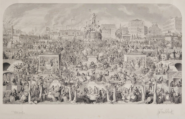 The Drinking Customs of Society or Worship of Bacchus 1864