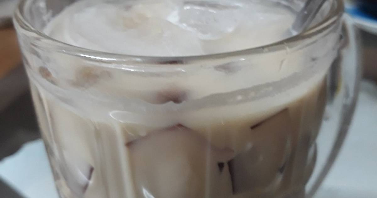 Trà sữa thạch rau câu và trân châu