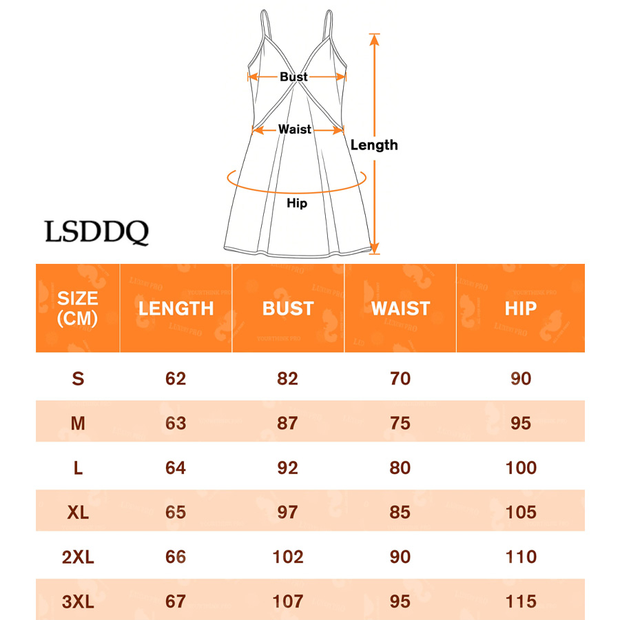 AOP Lace Spaghetti Strap Dress