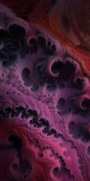 Ai Art, Fractal, Abstract, Dark, Nightmare 5K Wallpaper Background