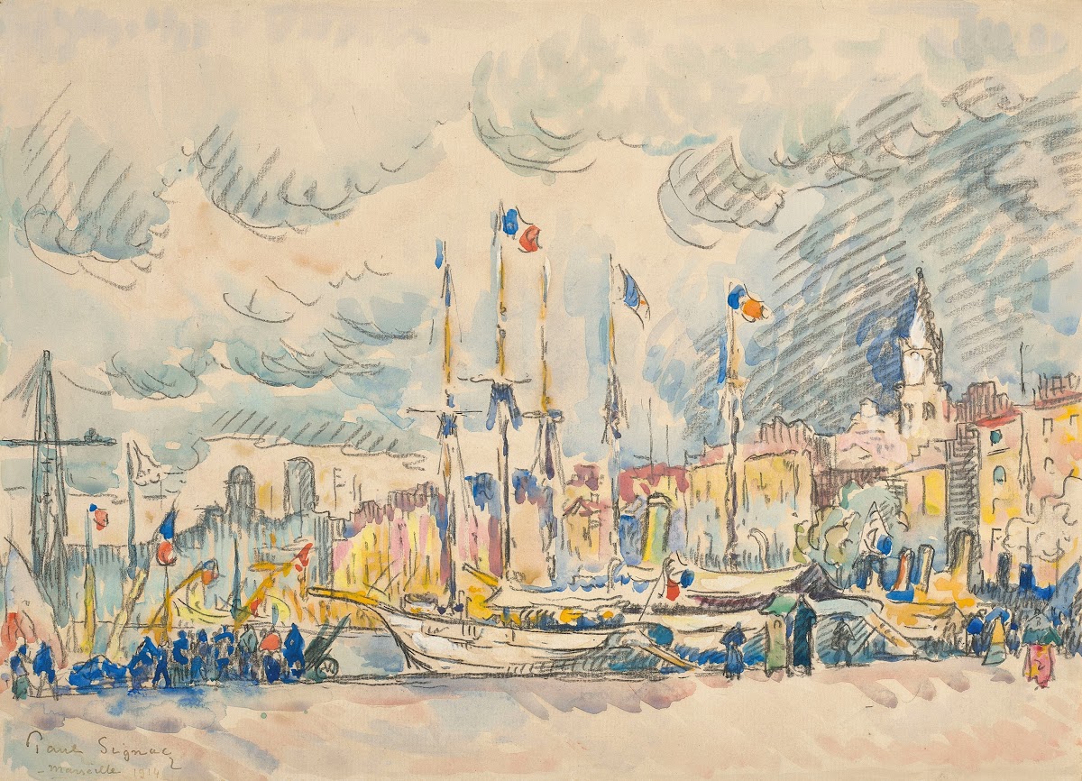 Marseille le quai 1914