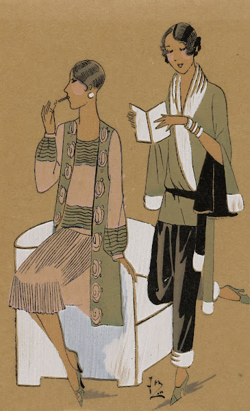 Créations JEAN MAGNIN  TEA FOR TW 1927
