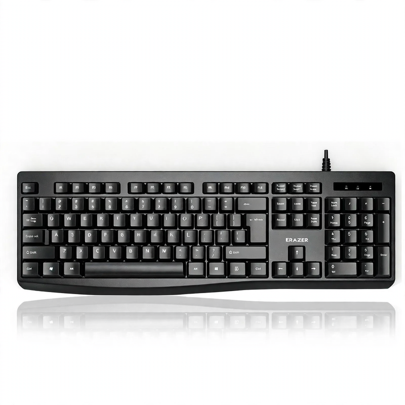 Kabelgebundene Leise-Tastatur für Büro und Spiele