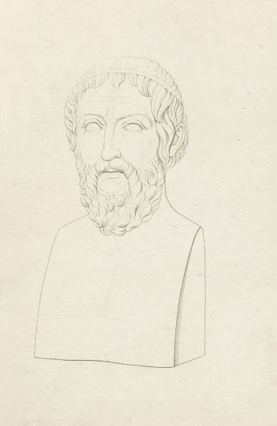 Bust Of Pythagoras 1829 1838