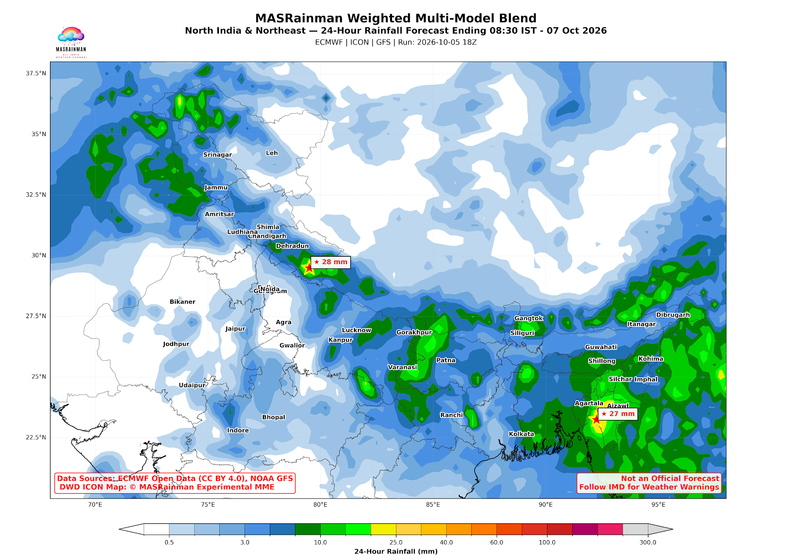 North India MME - MasRainMan Weather