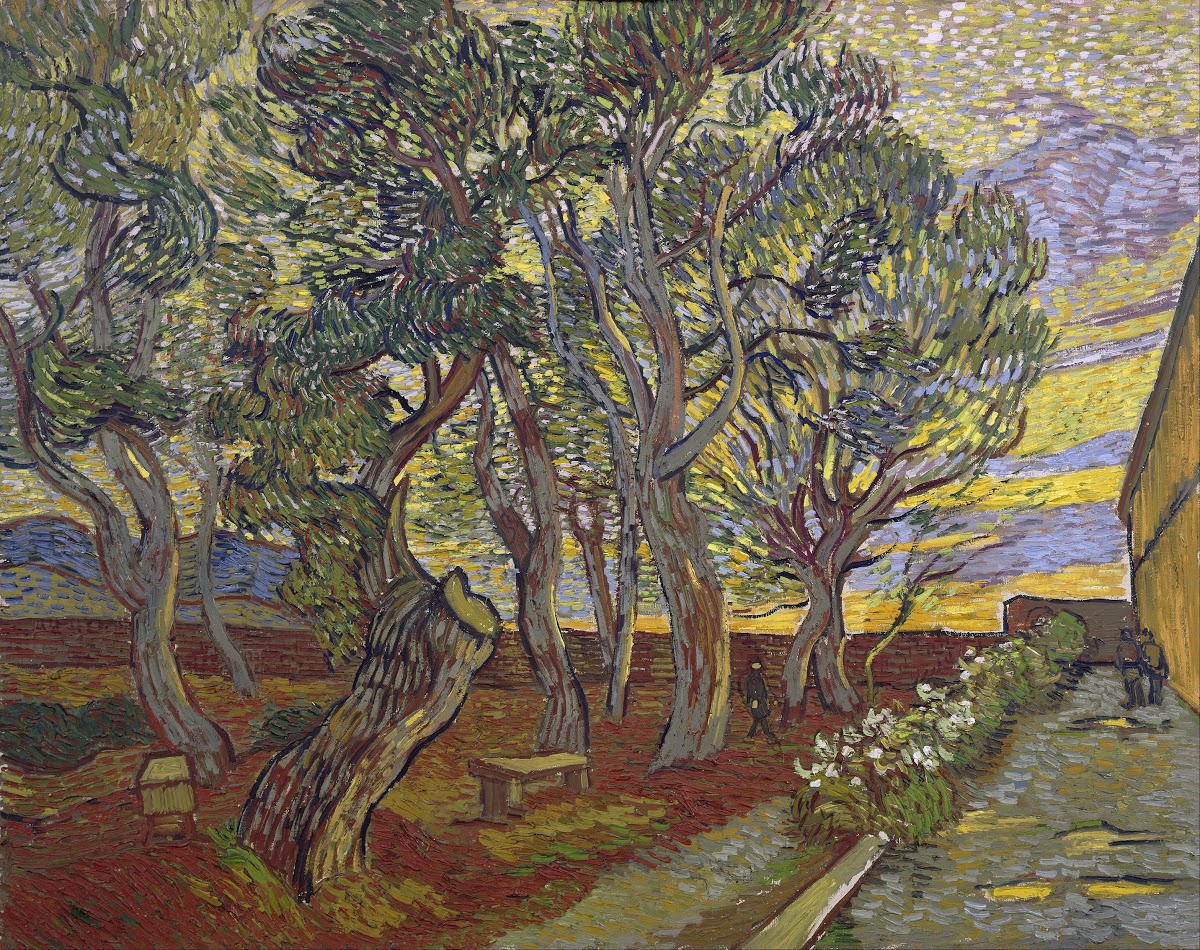 The garden of Saint Pauls Hospital