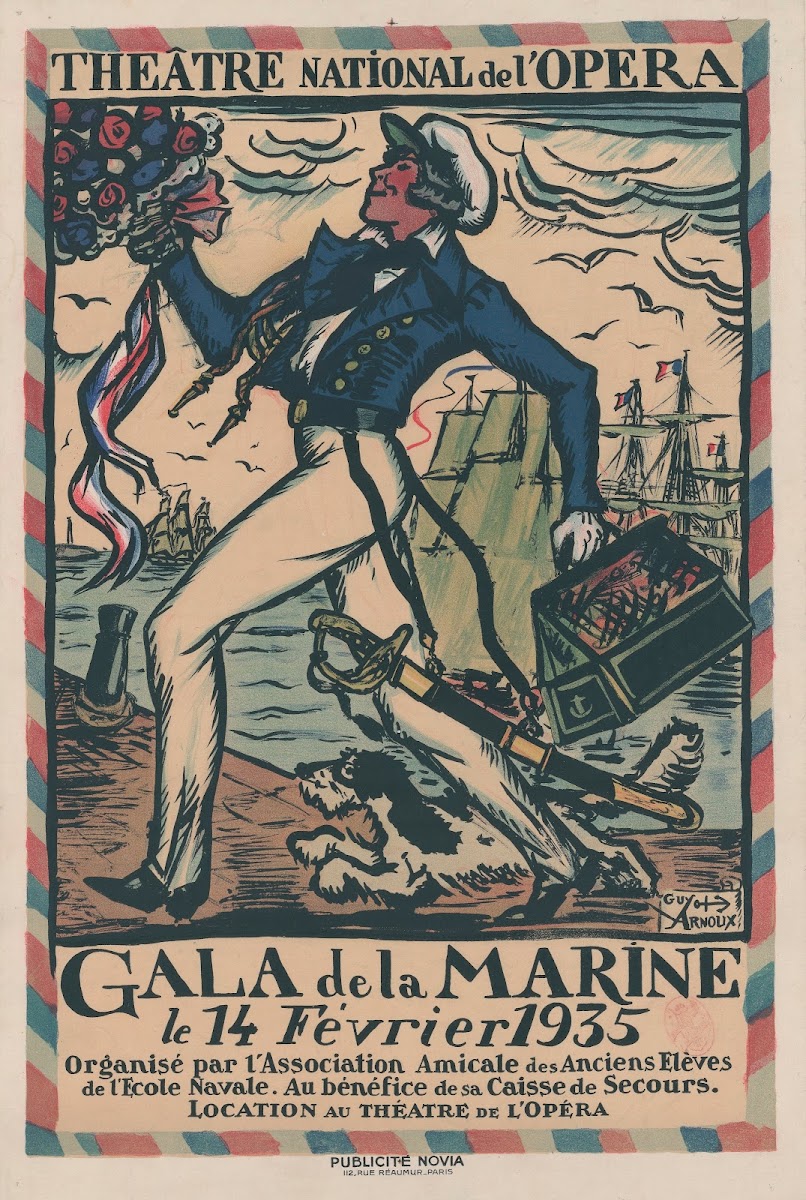 Théâtre National de lOpéra Gala de la marine le 14 février 1935 1935