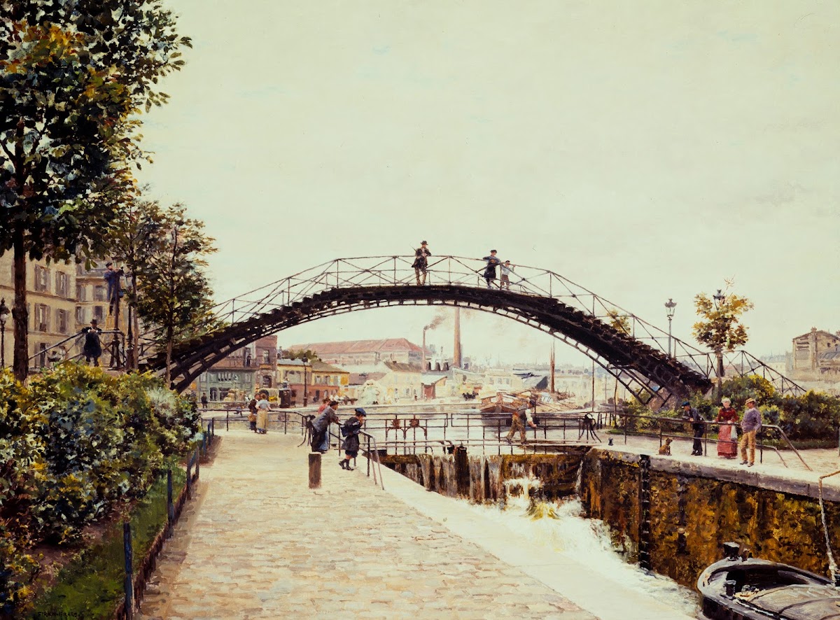 Le Canal Saint Martin 1900