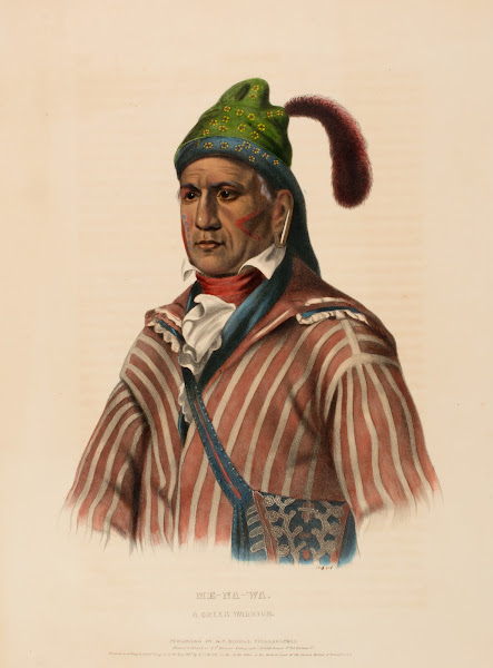 Me Na Wa A Creek Warrior 1837