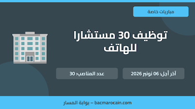 مباراة توظيف 30 مستشارا للهاتف بشركة أطلس أون لاين 2026