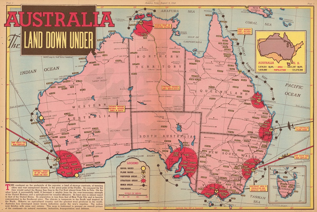 Australia The Land Down Under 1942
