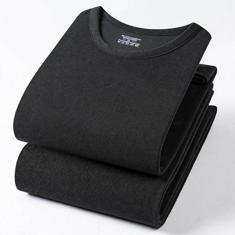 Men's Thermal Underwear Set, Lined, Crew Neck