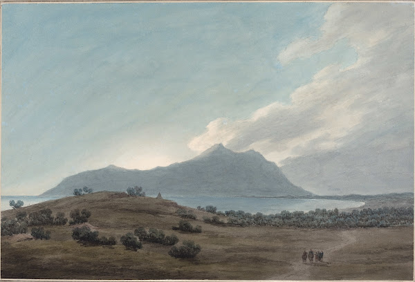 Monte Circeo at Sunset 1780s