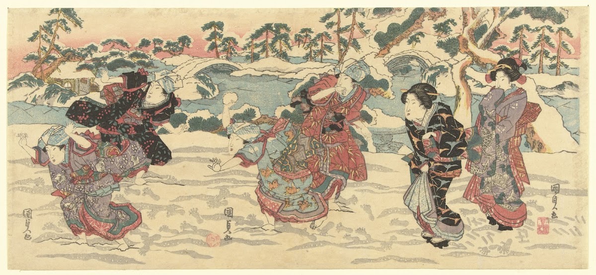 Throwing snowballs 1825