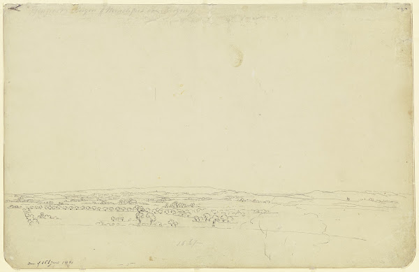Blick zur Granitz Rügenlandschaft 1801