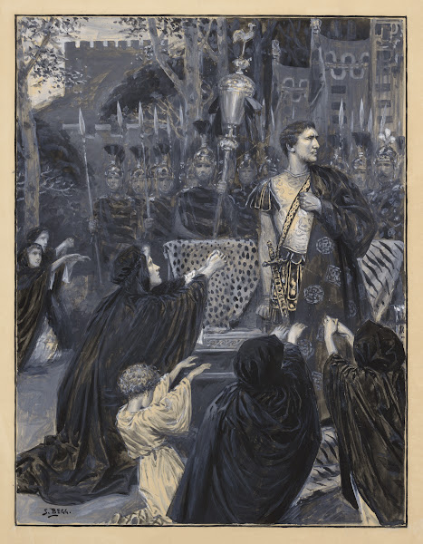 Sir Henry Irving as Coriolanus act III scene 4 Volumnia He turns away Down ladie