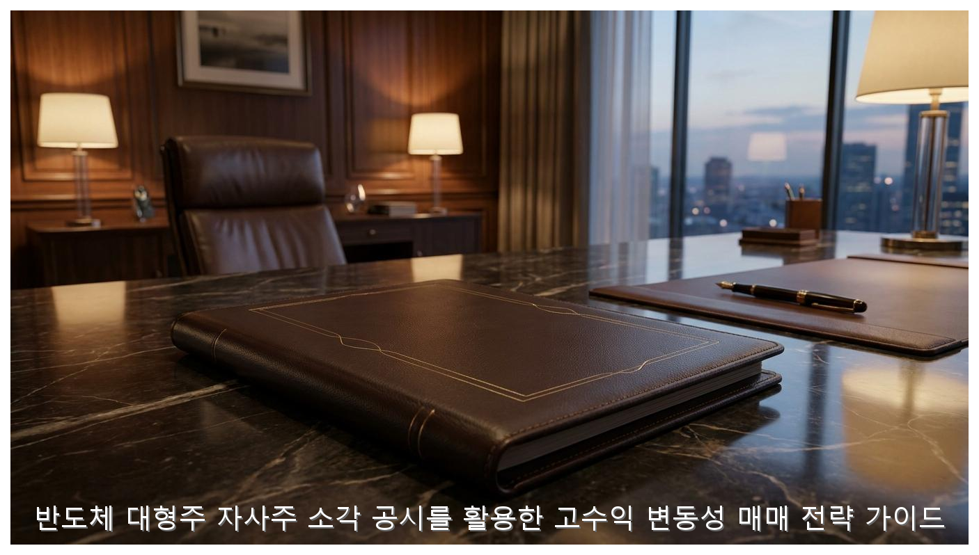 반도체 대형주 자사주 소각 공시를 활용한 고수익 변동성 매매 전략 가이드 핵심 안내 및 분석 인포그래픽 (3)