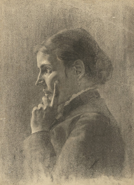 Podobizeň ženy opretej o ľavú ruku 18881893