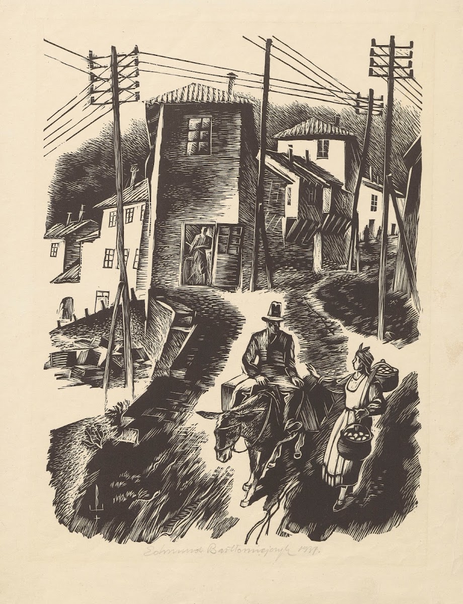 Uliczka w Tirnowie 1937