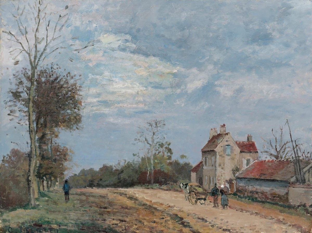 La Maison De Monsieur Musy Route De Marly Louveciennes circa 1872