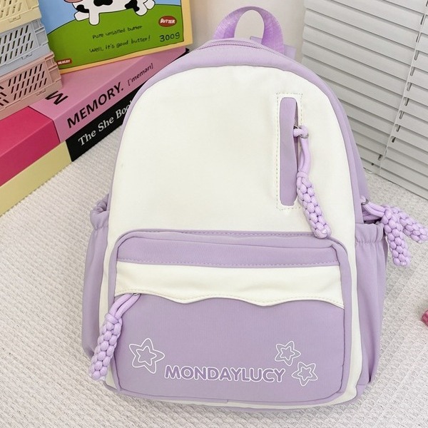 Women's backpack made of Oxford fabric, cute design