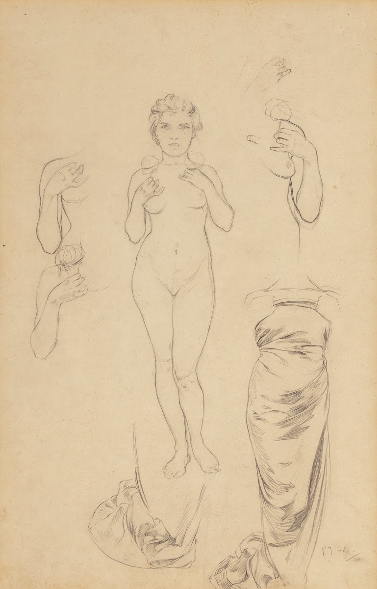Preliminary design for The Rose 1899