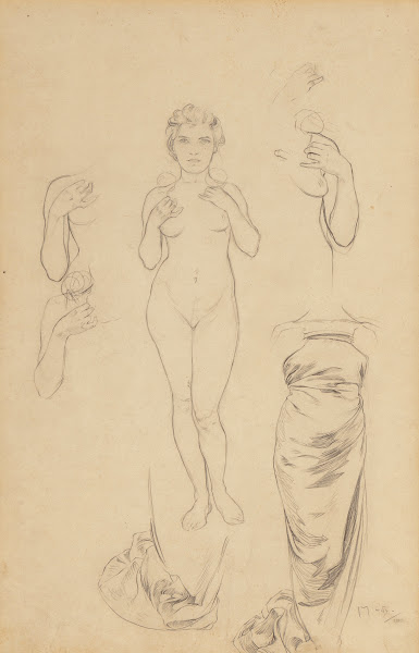 Preliminary design for The Rose 1899
