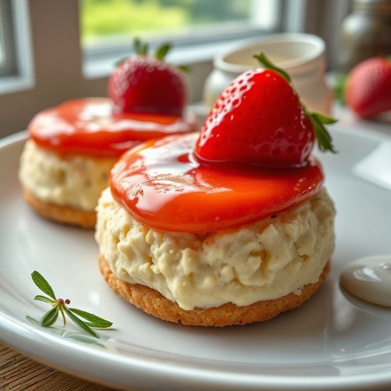 Creamy Strawberry Cheesecake Cookies with Homemade Jam: Easy Homemade Sweet Treat