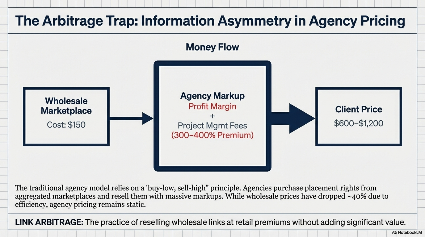 Wholesale vs Retail Pricing Gap Chart