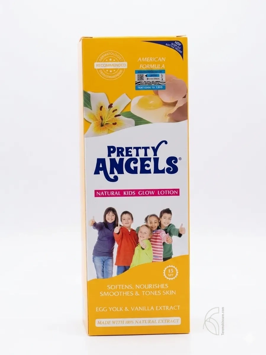 Pretty Angels Egg Yolk & Vanilla Extract Natural Kids Glow Lotion