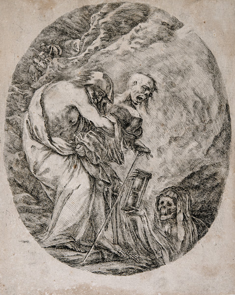 Death Carrying an Old Man into a Grave 1645 1651