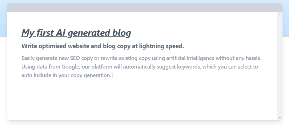 Captura de SEOCopy.ai